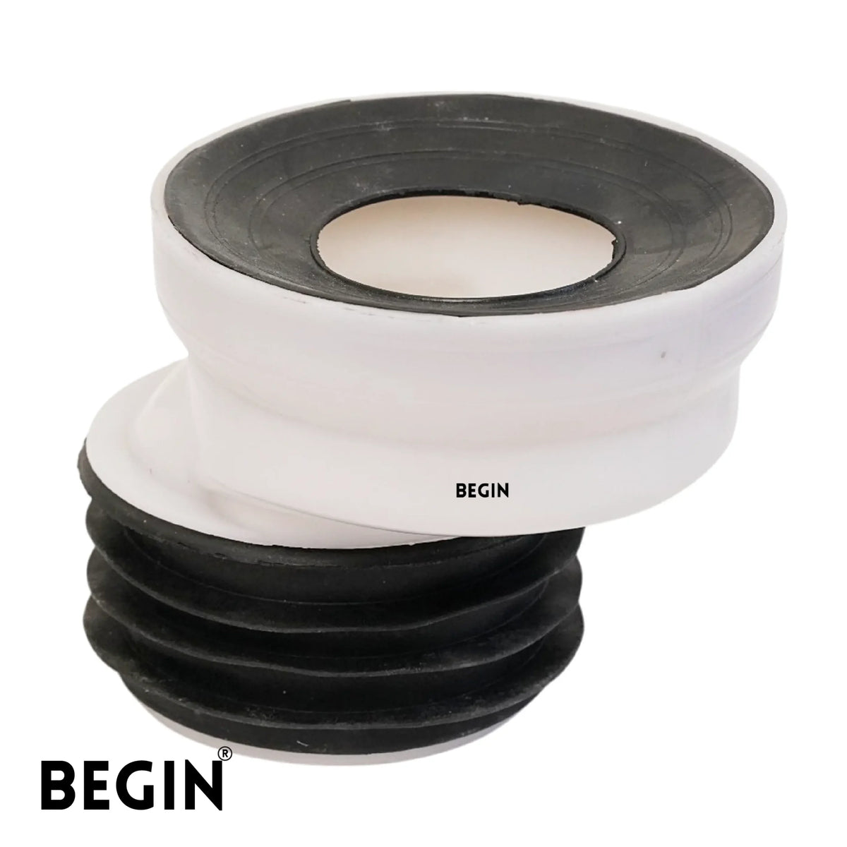 Commode WC Offset Connector 4 Inch AE0011 | Begin Faucets