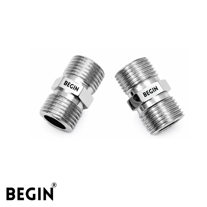 CP Hex Brass Nipple AA0179 – Chrome Plated 2pcs | Begin