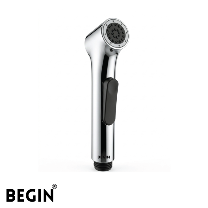 Aura Hi-Rise Health Faucet Set | Chrome | Jet Spray | Begin