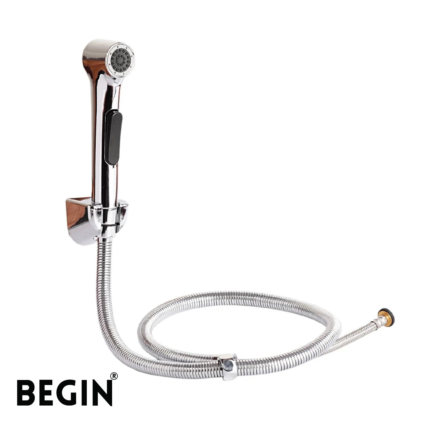 Aura Health Faucet Set Round Shape with Premium Chrome Bathroom Jet Spray