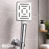 Square Chrome Finish Hand Shower AB2102 | BEGIN Faucets