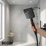 Square Hand Shower Matte Black AB2102MB | Begin Faucets