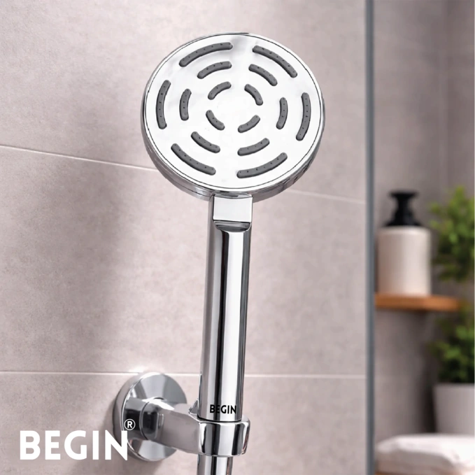 Round Handheld Shower AB2103 – MAZE | Begin Faucets
