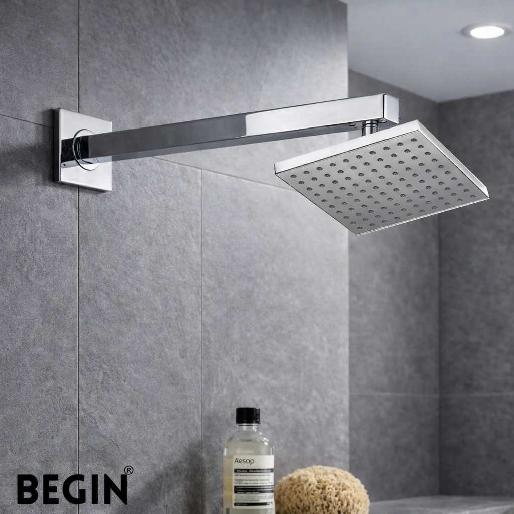 Square Overhead Shower Cubix 6x6 AB3105 | Begin Faucets