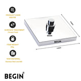 Square Overhead Shower 8x8 AB3106 | Begin Faucet Cubix Shower