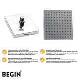 Square Overhead Shower 8x8 AB3106 | Begin Faucet Cubix Shower