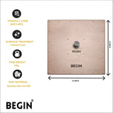 Rose Gold Rain Shower Head 12x12 AB3114RG – Overhead Shower | Begin Faucets