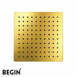Gold Glossy Overhead Shower 12x12 AB3152GG – Begin Faucets
