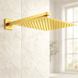 Gold Glossy Overhead Shower 12x12 AB3152GG – Begin Faucets