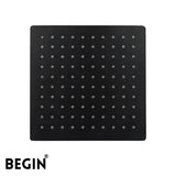 Matte Black Overhead Shower 10x10 AB3153MB – Begin Faucets