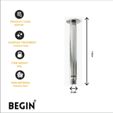 Ceiling Mounted 6inch Round Shower Rod AD0180 | Begin