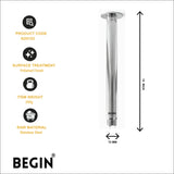 Ceiling Shower Arm 12Inch AD0182 – Overhead Shower Arm | Begin