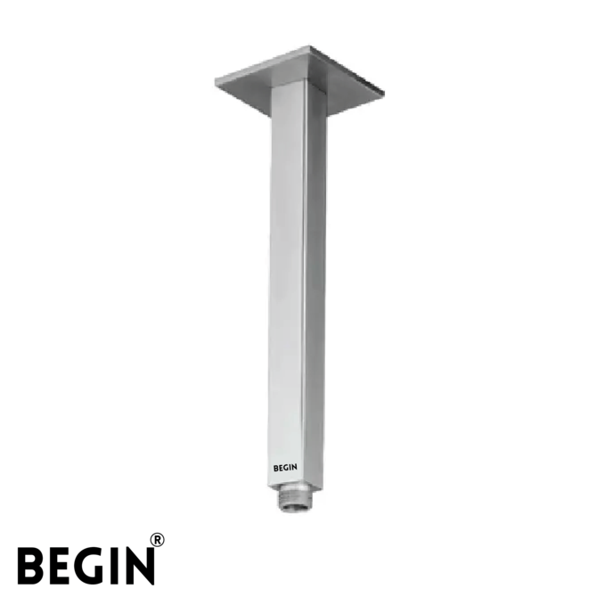Square Ceiling 6inch Shower Arm AD0186 – Ceiling Shower Arm | Begin