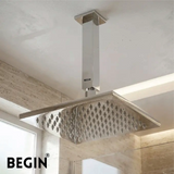 Square Ceiling 6inch Shower Arm AD0186 – Ceiling Shower Arm | Begin