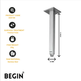 Ceiling Square 12inch Shower Arm AD0188 – Ceiling Shower Arm | Begin
