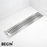 Drain 100x450 mm with Flip Bowl Wave AD0602 | Begin Faucets