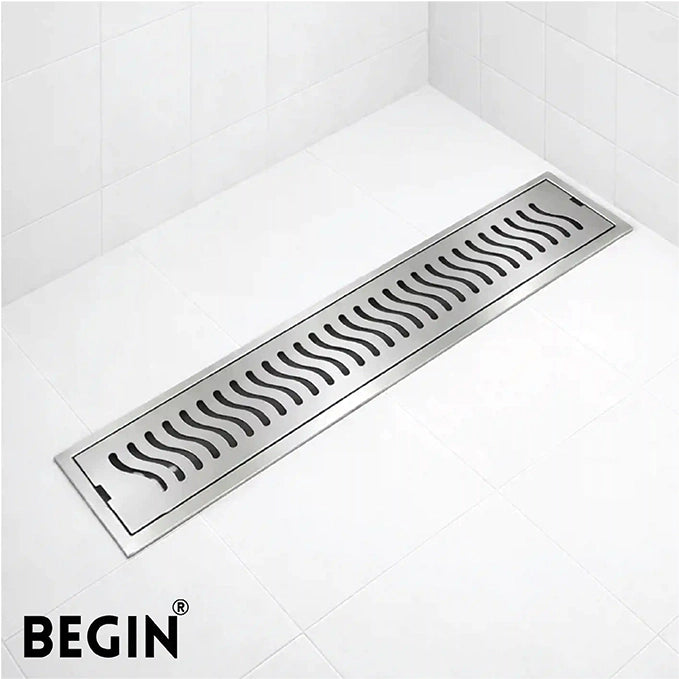 Drain 100x450 mm with Flip Bowl Wave AD0602 | Begin Faucets