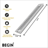 Drain 100x450 mm with Flip Bowl Wave AD0602 | Begin Faucets