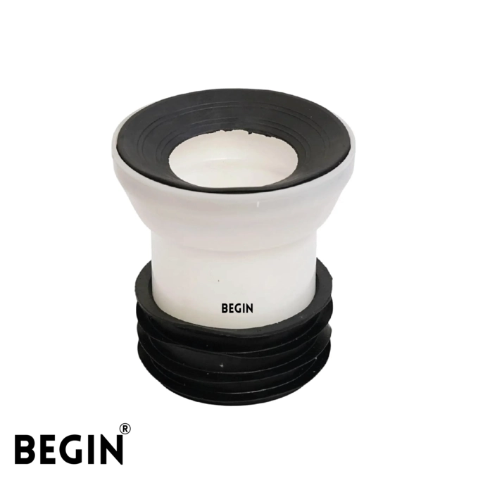 Wc Pan Connector 4x3 Inch AE0016 – Toilet Waste Connector | Begin Faucets