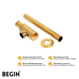 Glossy Gold Bottle Trap 300mm AA0041GG | Luxury Basin Trap