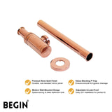 Bottle Trap Rose Gold Finish 300mm AA0041RG | Begin Faucets