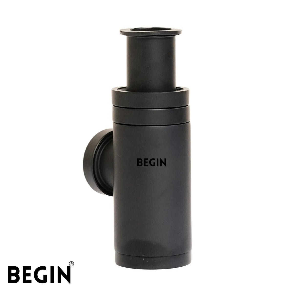 Bottle Trap Matte Black Finish 300mm AA0041MB | Begin Faucets