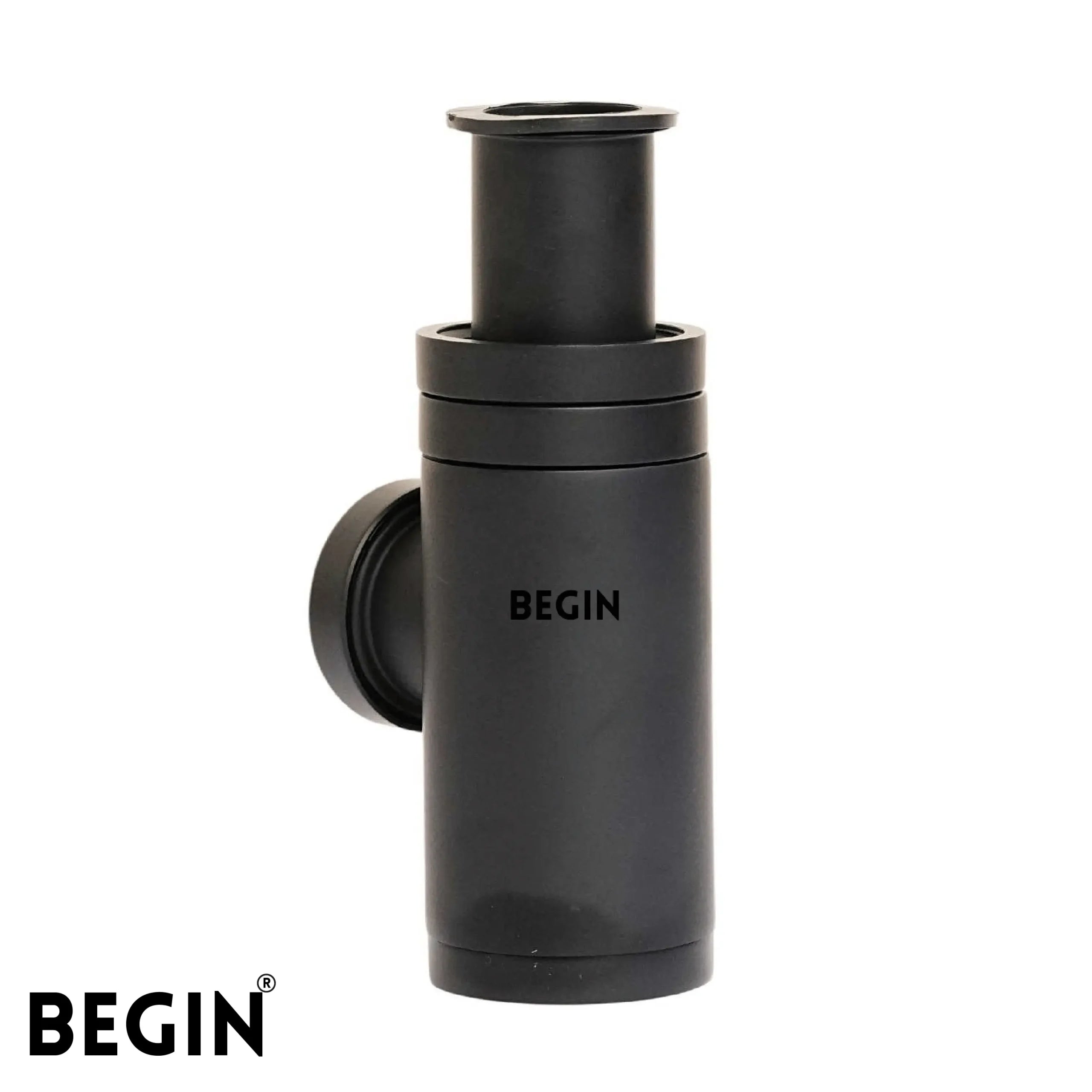 Bottle Trap Matte Black Finish 300mm AA0041MB | Begin Faucets