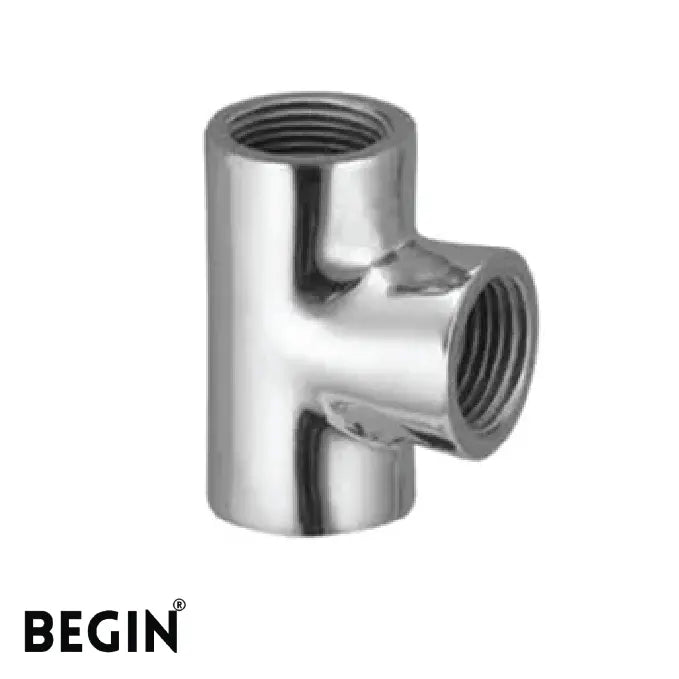 CP Brass Tee AA0171 – Chrome Plated 1pcs | Begin Faucets