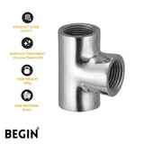 CP Brass Tee AA0171 – Chrome Plated 1pcs | Begin Faucets