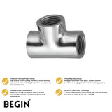CP Brass Tee AA0171 – Chrome Plated 1pcs | Begin Faucets