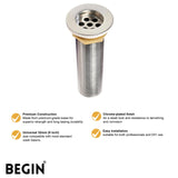 Brass Waste Coupling 6 Inch (32mm) AA0053 | Begin Faucets