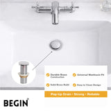 Pop Up Waste Coupling 7 Inch AA0072 | Begin Faucets