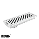 Line Drain with Flip Bowl 100x300 mm AD0620 | Begin