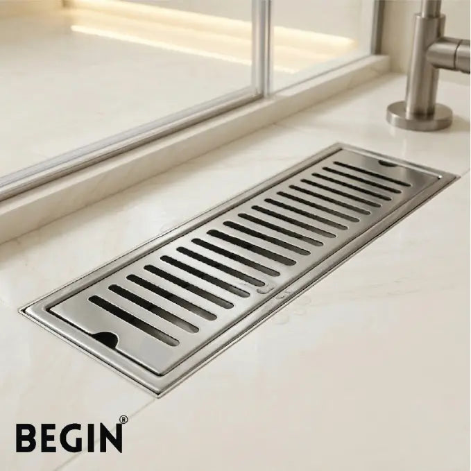 Line Drain with Flip Bowl 100x450 mm AD0622 | Begin