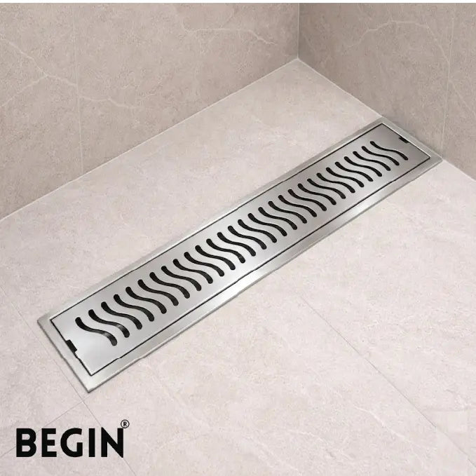 Drain 100x600 mm with Flip Bowl Wave AD0604 | Begin Faucets