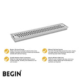 Drain 100x600 mm with Flip Bowl Wave AD0604 | Begin Faucets