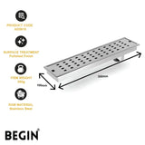 Box Drain with Flip Bowl 100x300 mm AD0610 | Begin