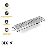 Box Drain with Flip Bowl – 100×600 mm Stainless Steel