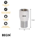 Brass Extension Nipple 1.5 Inch (35mm) AA0002 – 5 Pcs | Begin Faucets