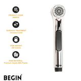 Aura Health Faucet with SS 304 Hose & Wall Holder | Premium ABS Toilet Jet Spray