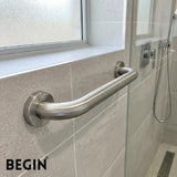 Stainless Steel Grab Bar AD0250 - 9 inch | Begin Faucets