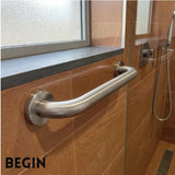 12 Inch Stainless Steel Grab Bar AD0251 – Bathroom Safety Handle | Begin