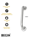 Stainless Steel Grab Bar AD0252 –  15 inch Bathroom Safety Handle | Begin