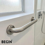 Stainless Steel Grab Bar AD0253 –18 Inch- Bathroom Safety Handle | Begin