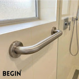 Stainless Steel Grab Bar AD0254 – 24 Inch-Bathroom Safety Handle | Begin Faucets