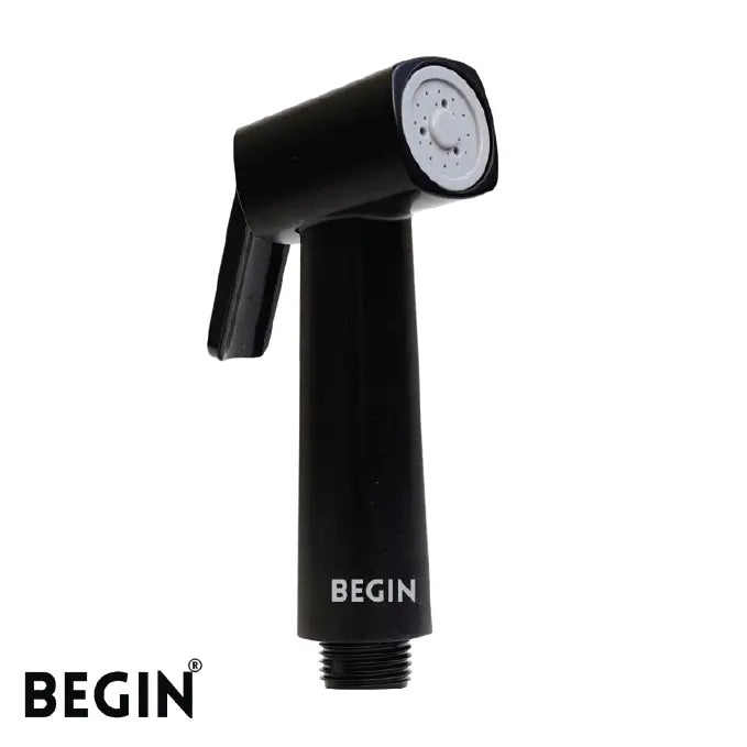 Matte Black Health Faucet with ABS Wall Mounted Toilet Jet Spray