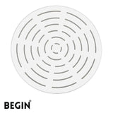 Maze Round High Pressure Overhead Shower Head AB3124 | BEGIN Faucets
