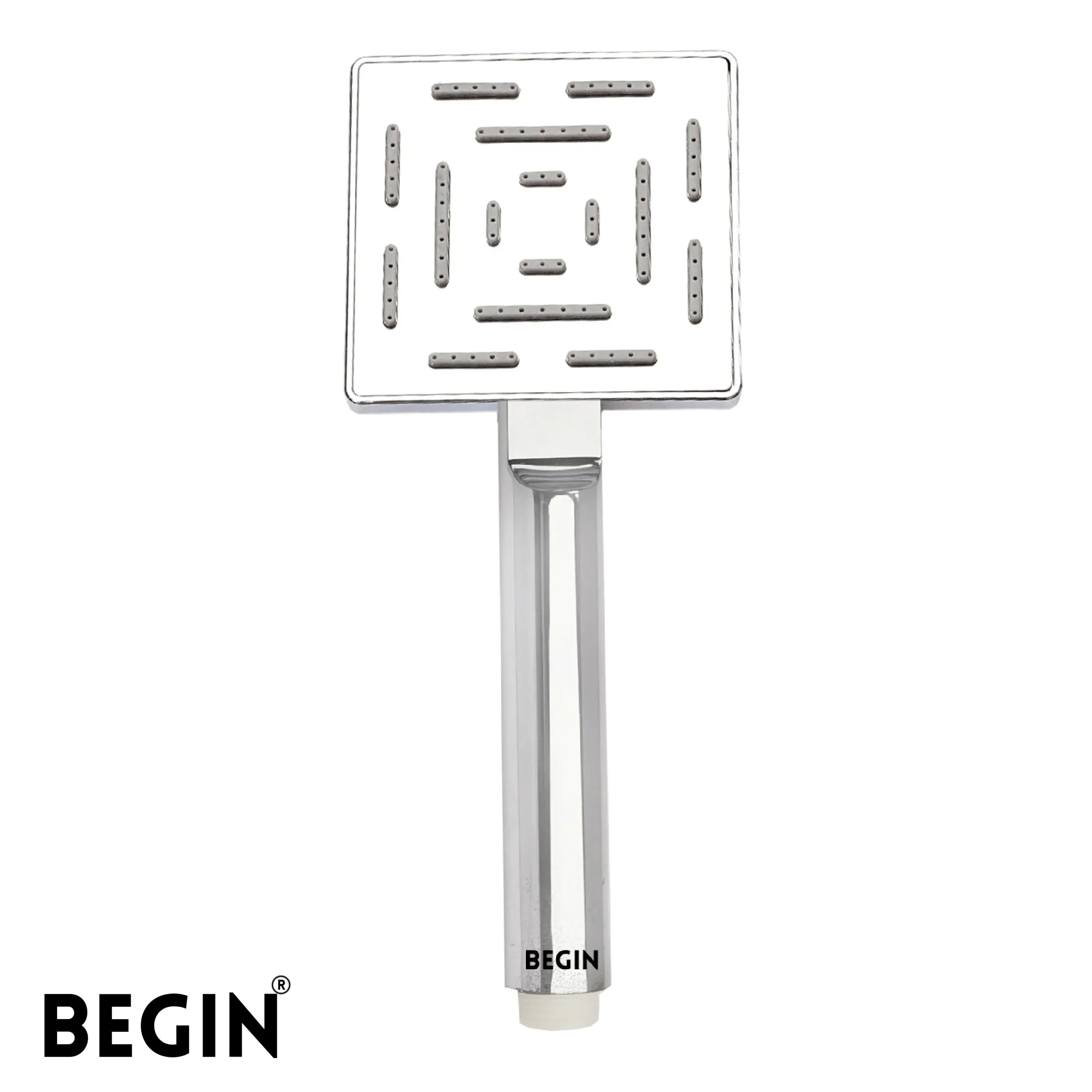 Square Chrome Finish Hand Shower AB2102 | BEGIN Faucets