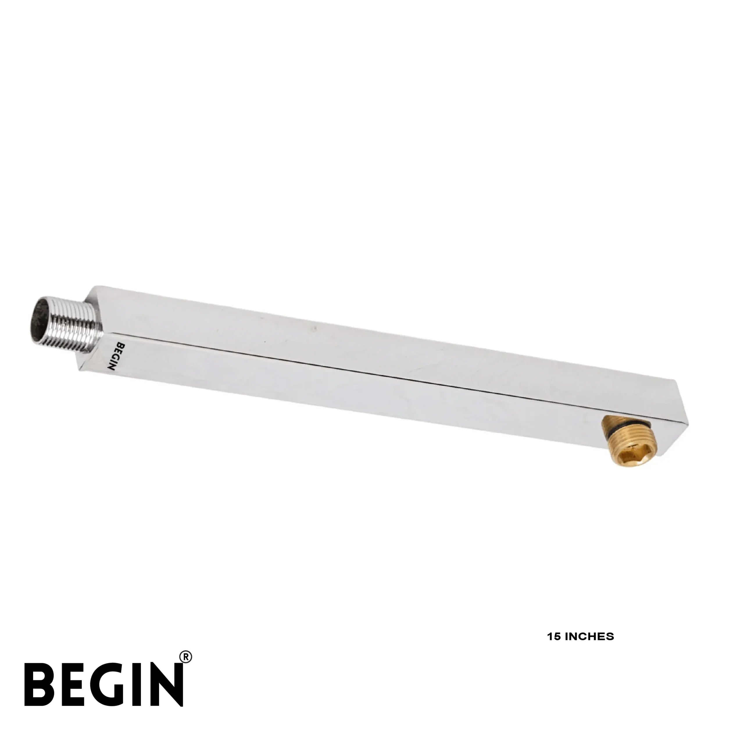 Square Shower Arm 15 Inch Wall Mount AD0162 – Begin