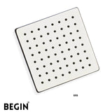 Square Rain Shower Head 6x6 AB3151 – Compact Overhead Shower | Begin Faucets